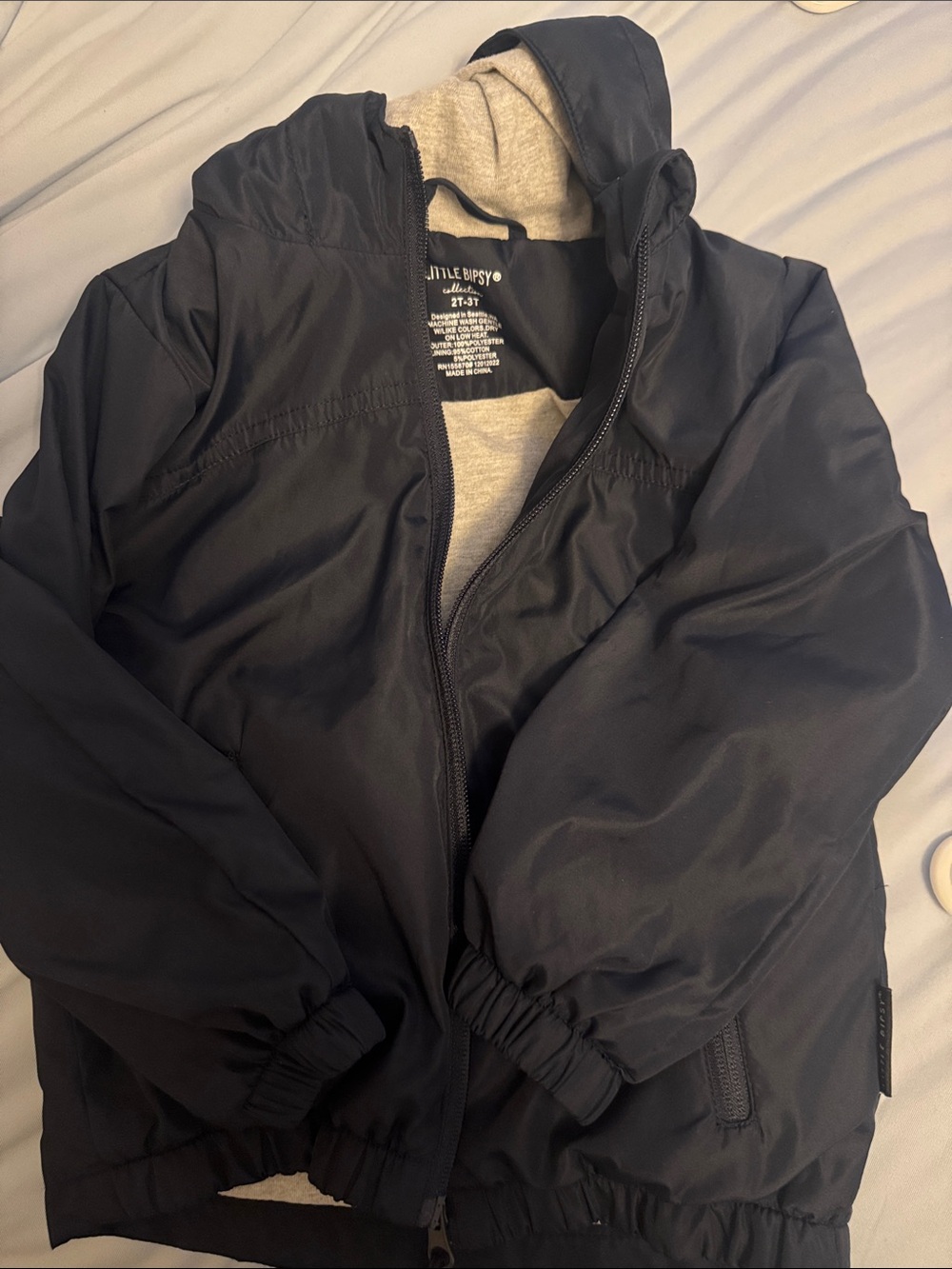 2/3T navy windbreaker little bipsy cardigan